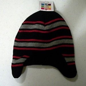 Striped Healthtex Winter Fleece Lined Peruvian Toboggan